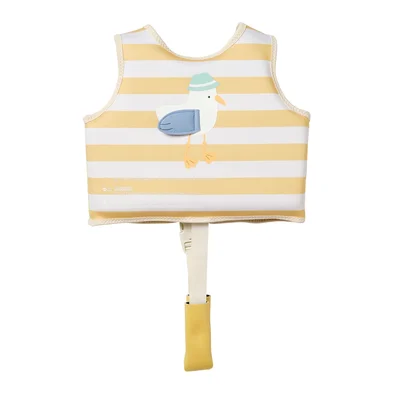 Kids Zwemvest 2-3 jaar Sid the Seagull Mustard Stripe Kids Zwemvest 2-3 jaar Sid the Seagull Mustard Stripe