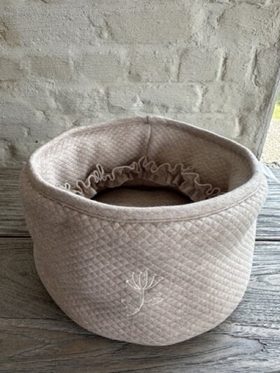Verzorgingsmandje Cosy Collectie rond Beige