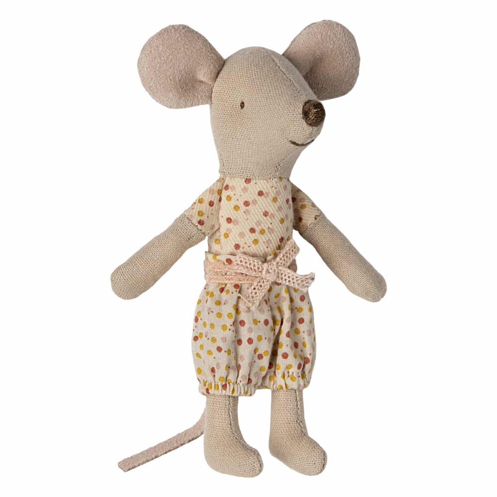 Little sister mouse in matchbox
