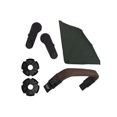 Kinderwagenaccessoires Geo3 Duo Set Forest green