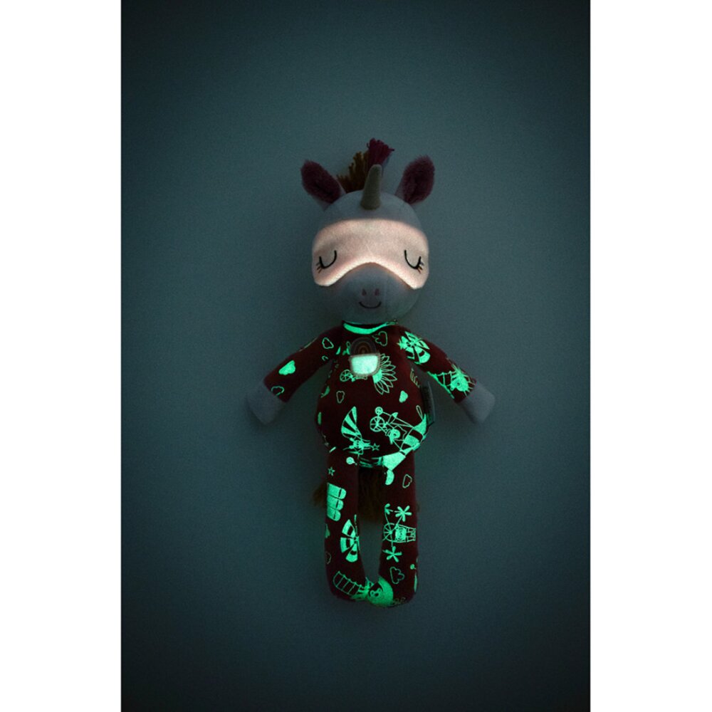 Lena de Eenhoorn nachtvriend pluche slaapvriendje Lena de Eenhoorn nachtvriend pluche slaapvriendje