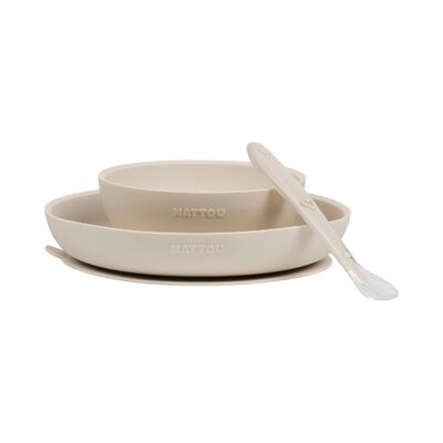 Eetset 3 stuks Klei