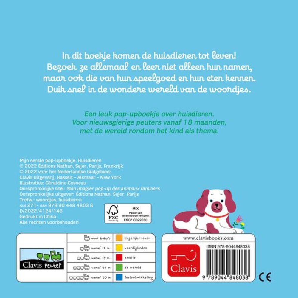 Mijn eerste pop-upboekje huisdieren Mijn eerste pop-upboekje huisdieren