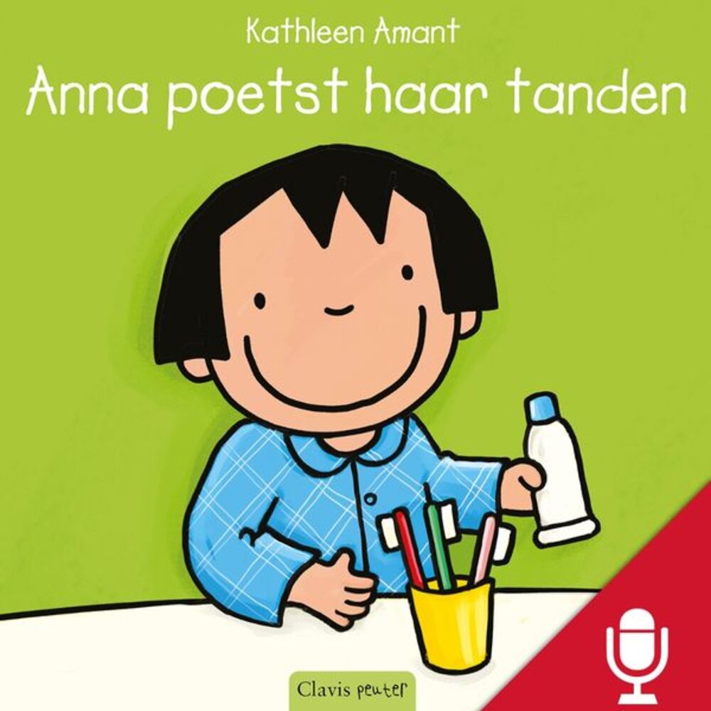 Anna poetst haar tanden