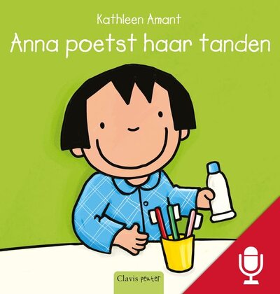 Anna poetst haar tanden