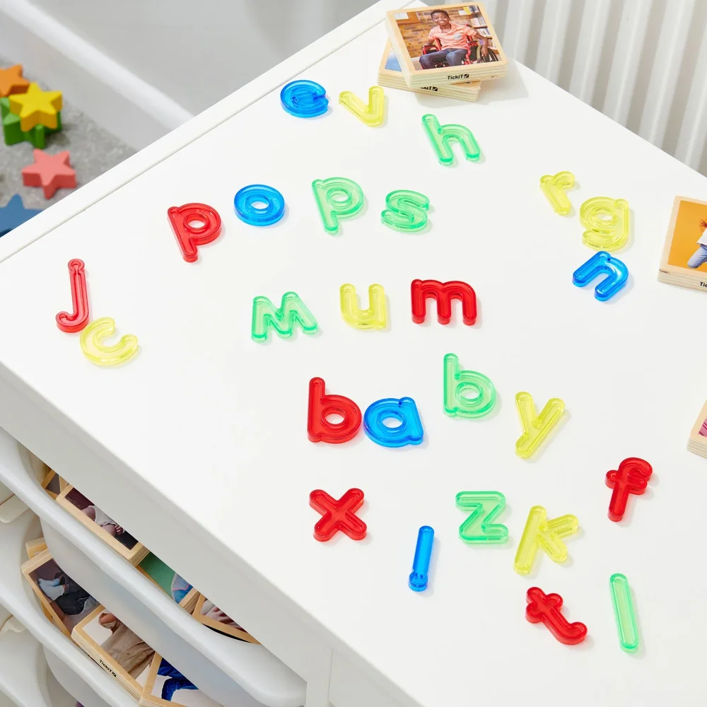 Doorschijnende Letters Kleine Letters