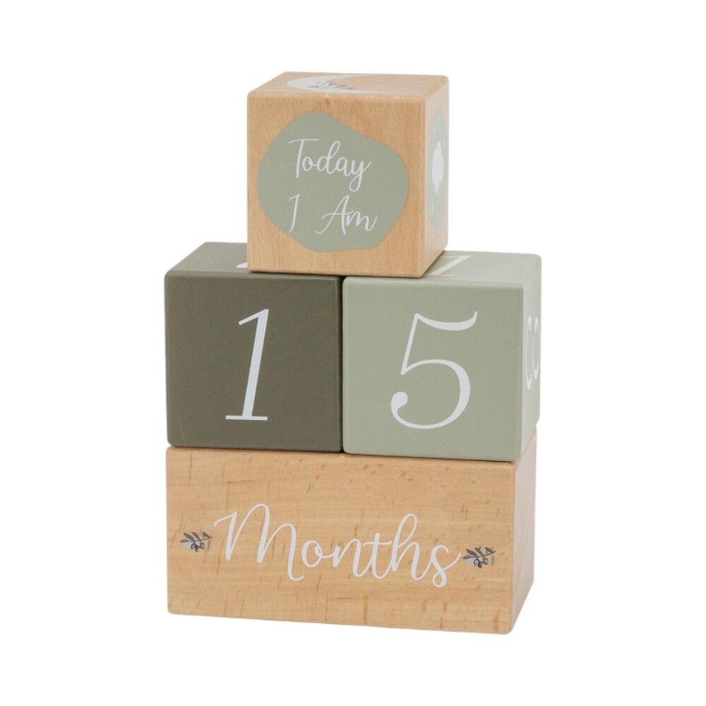 Milestone Blocks Olive Green