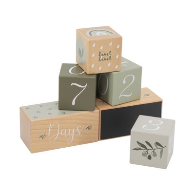 Milestone Blocks Olive Green