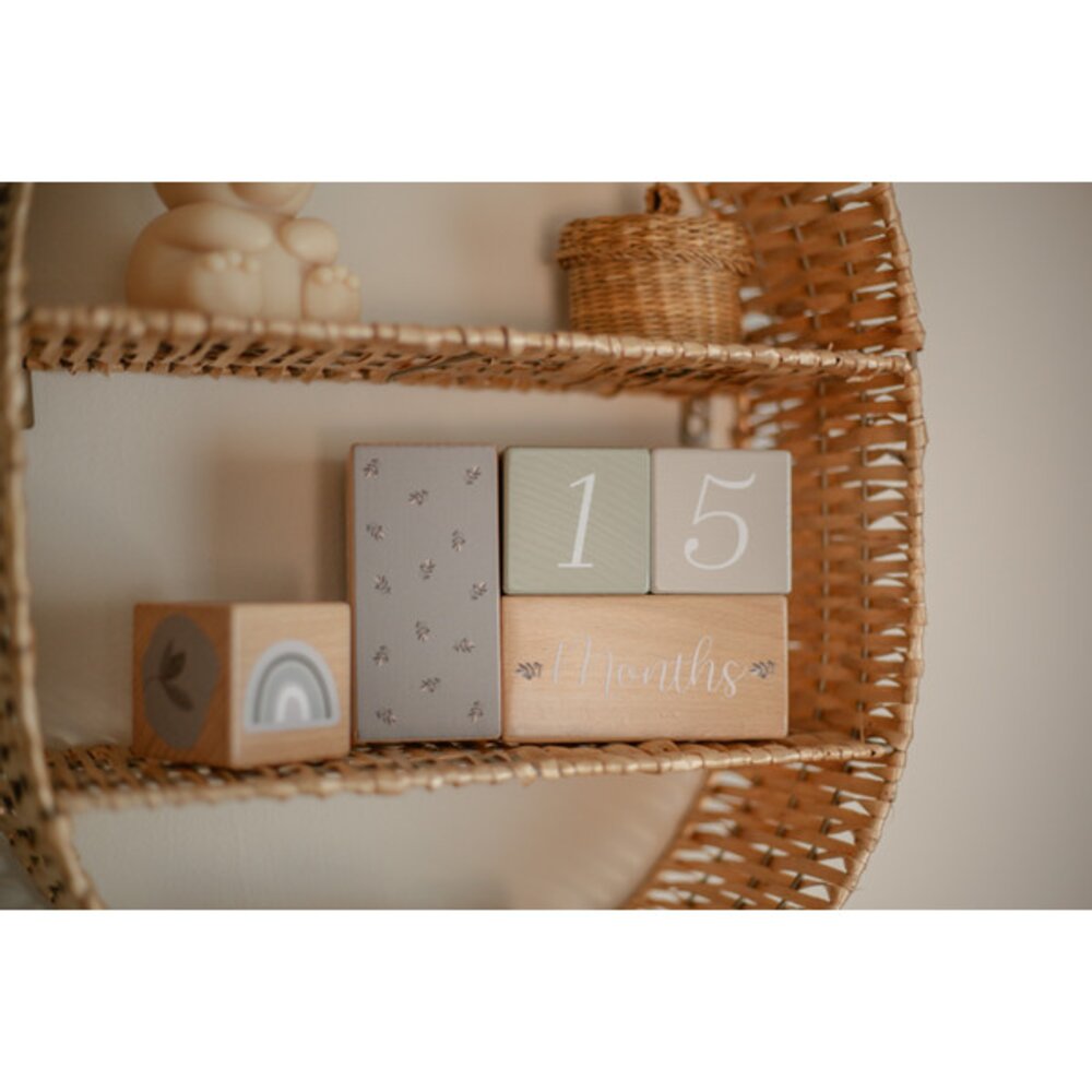 Milestone Blocks Olive Green