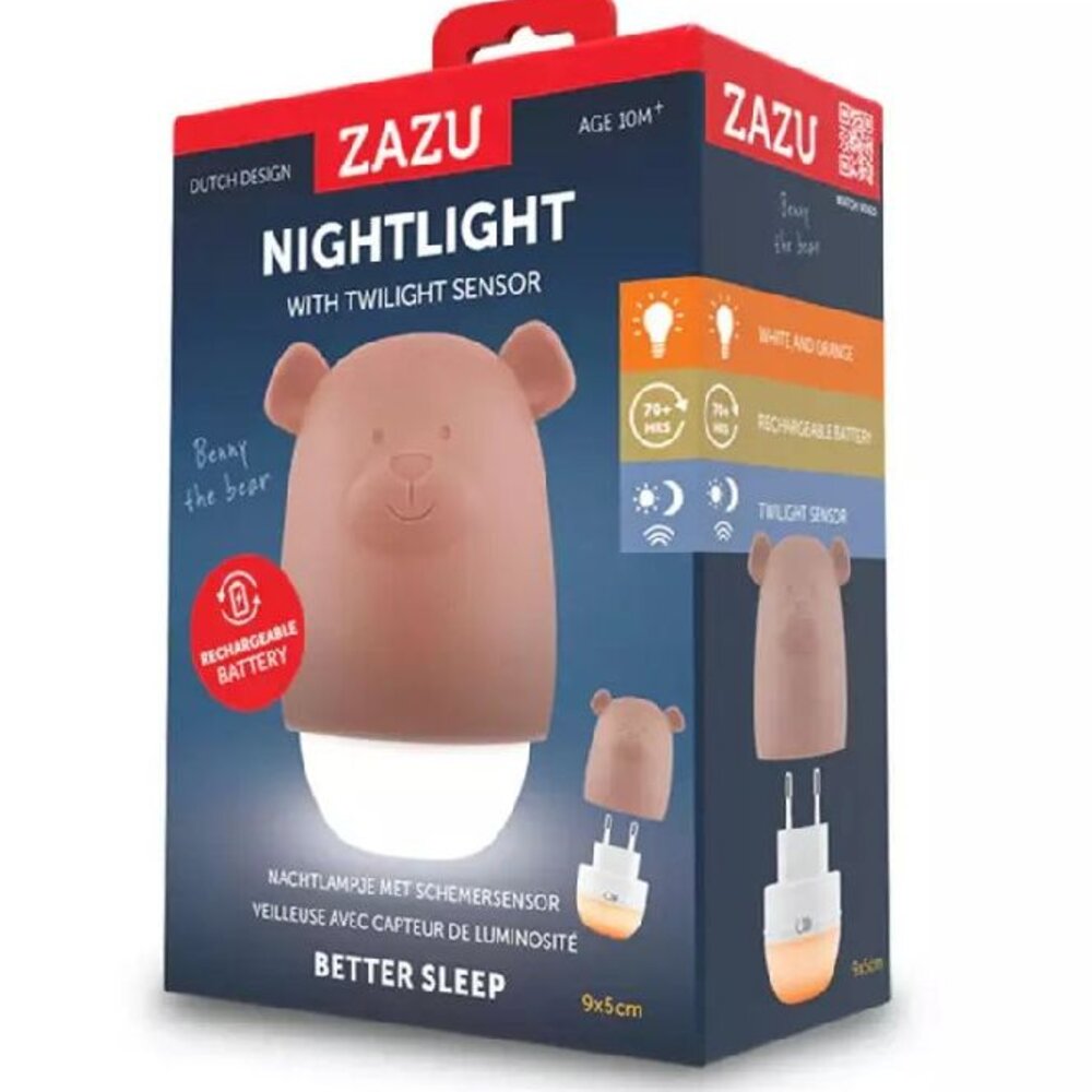 Nachtlampje- Benny the bear Taupe