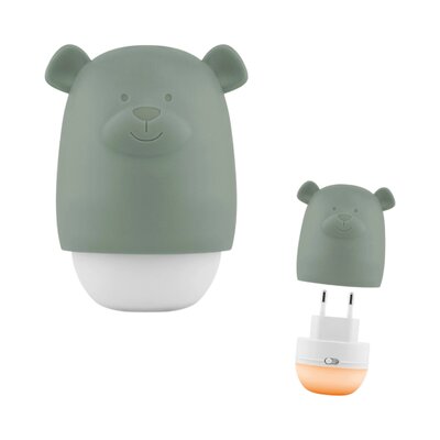 Nachtlampje- Benny the bear Green