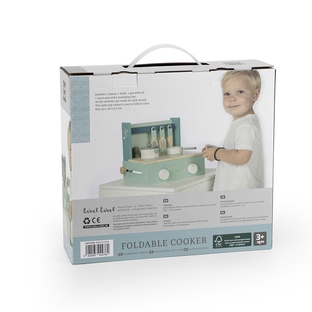 Opvouwbare kookplaat Olive Green