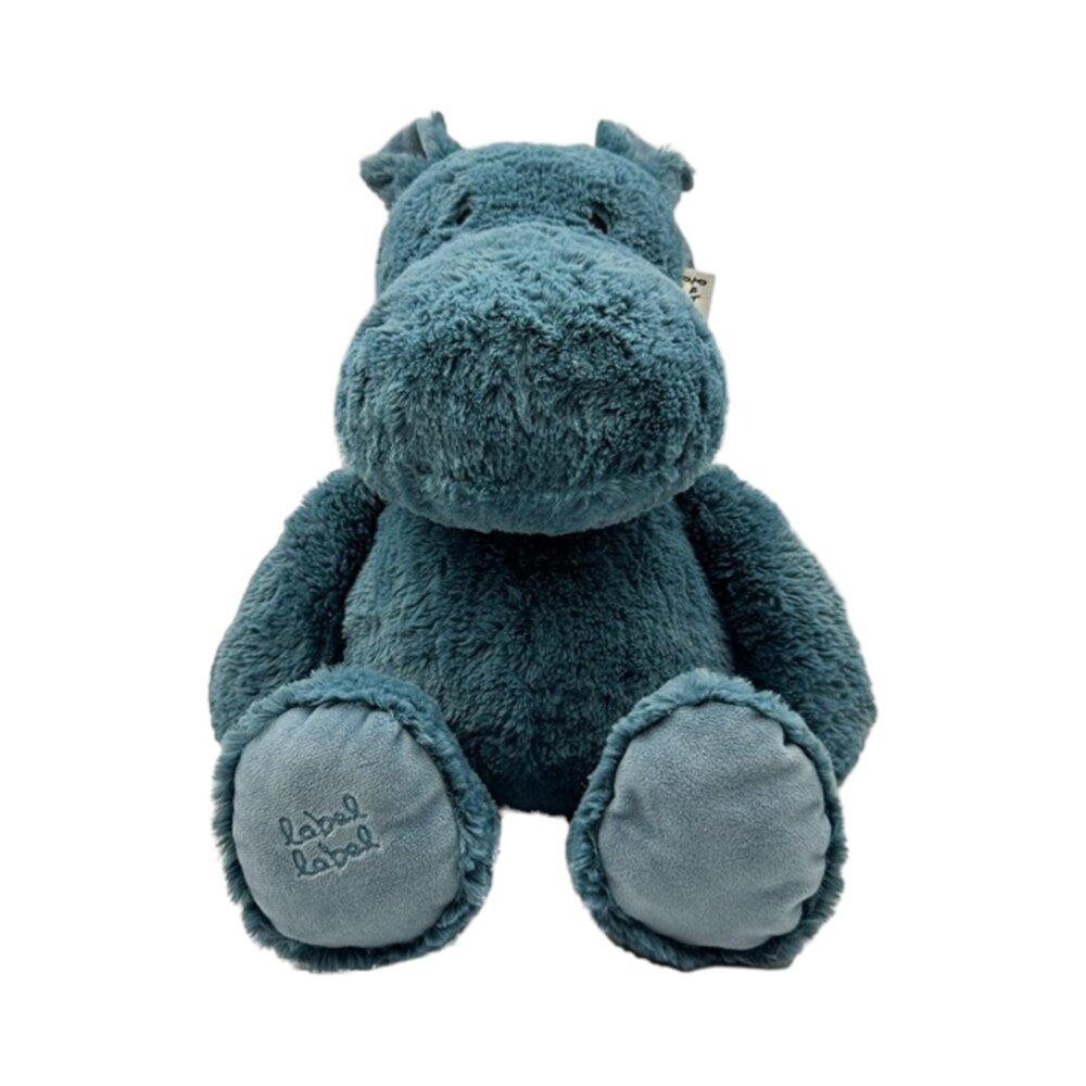 Knuffel Nijlpaard hippo Harvey L Blue