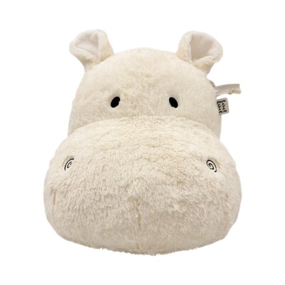 Wanddecoratie - Knuffel nijlpaard Hippo Harvey Ivory
