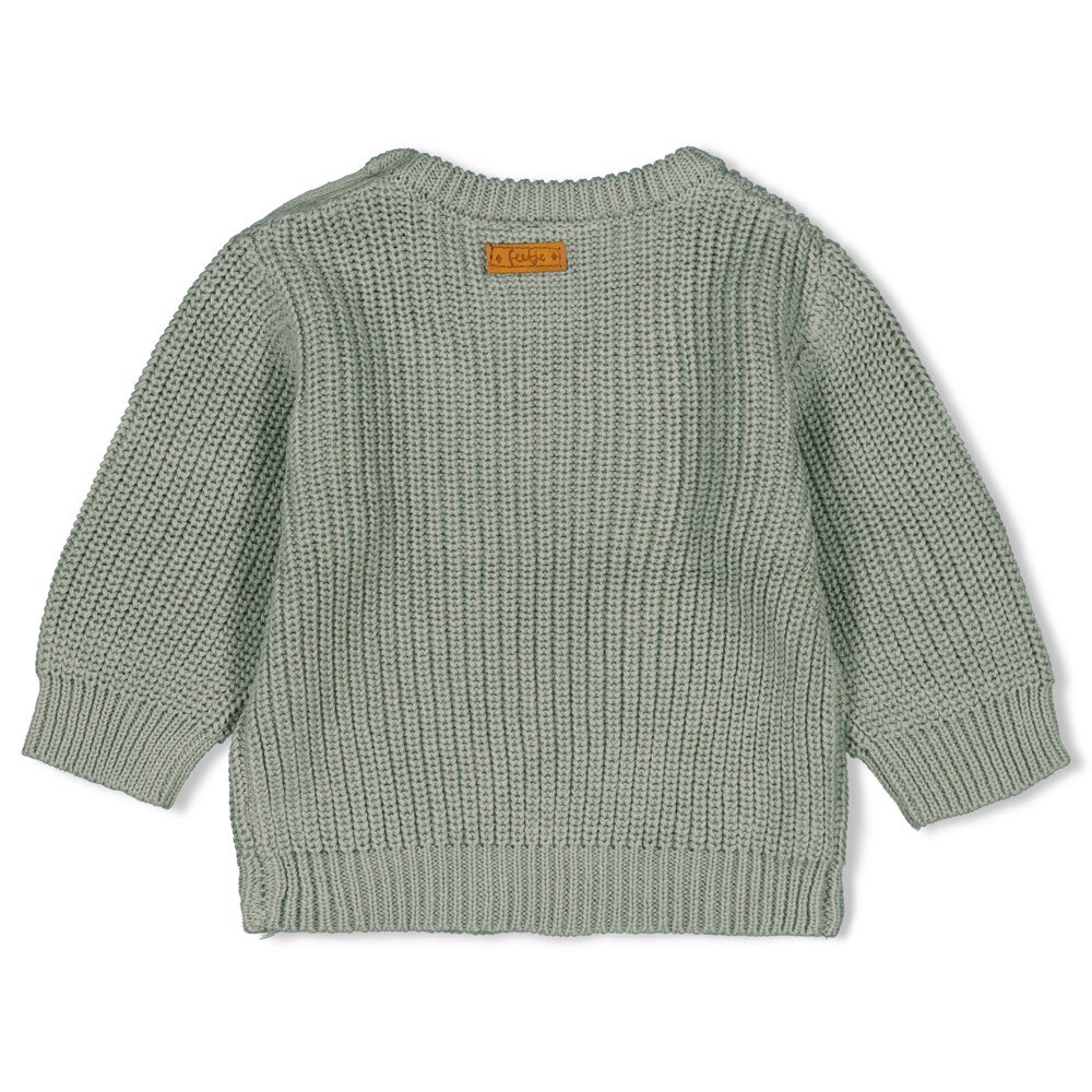 Sweater gebreid - little forest friends Mint