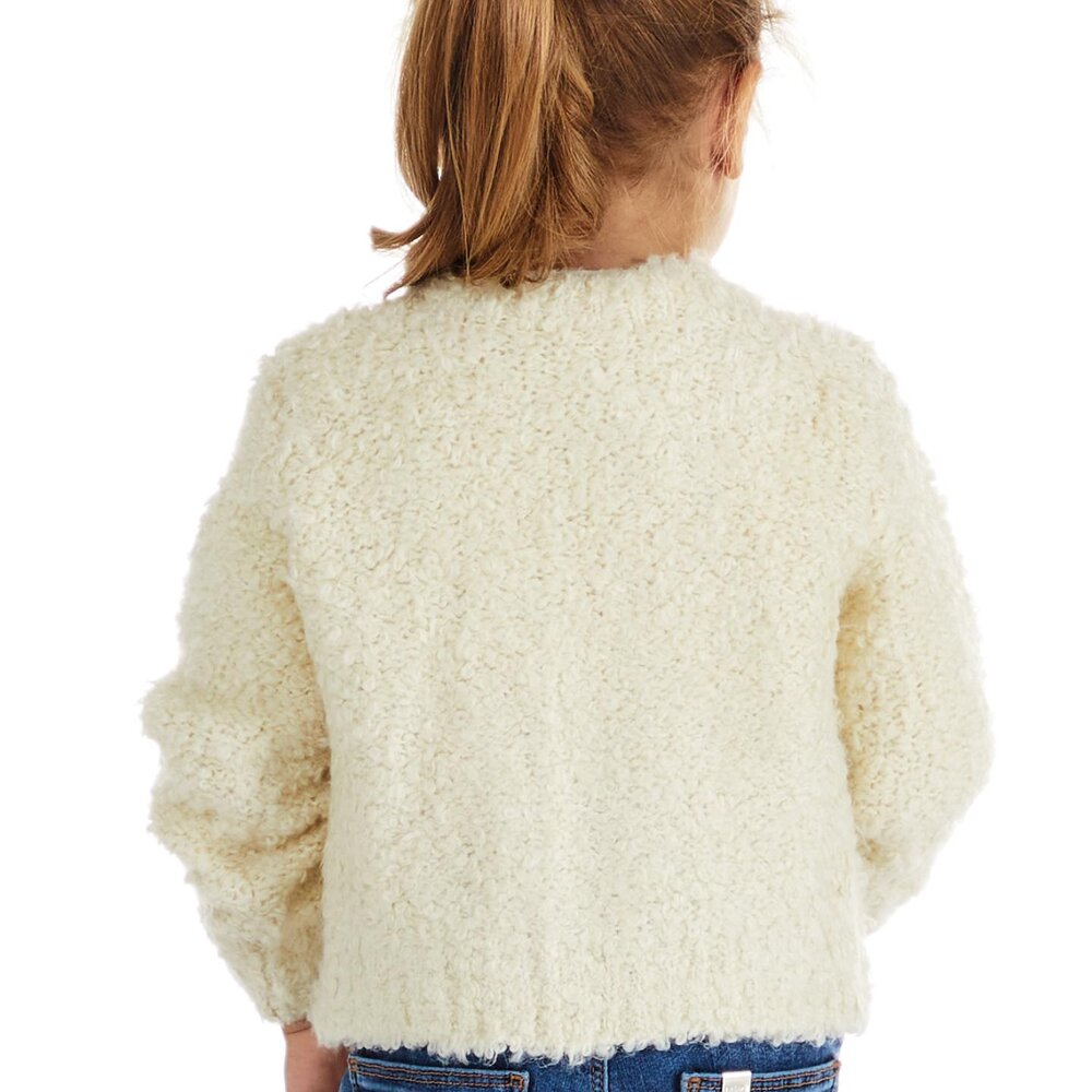 Vestje gebreid beige Plume