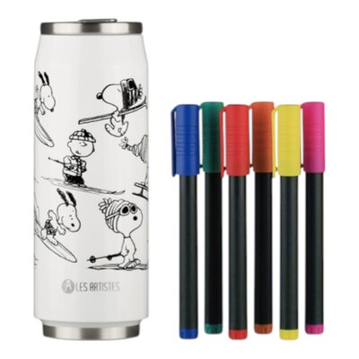 Thermosbeker / drinkfles 500ml DIY creatieve set Snoopy