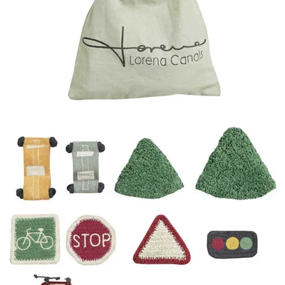 Wasbaar speeltapijt Eco-City - 120x170 cm