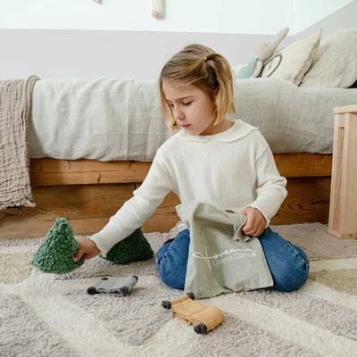 Wasbaar speeltapijt Eco-City - 120x170 cm