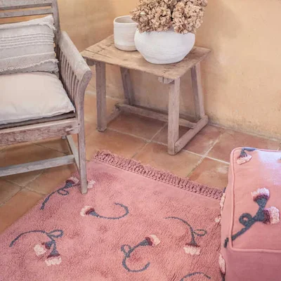 Wasbaar tapijt English Garden Ash Rose - 140x210 cm