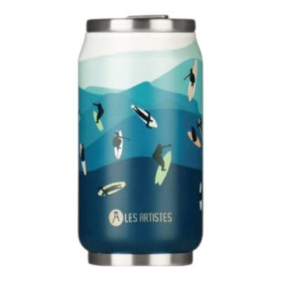 Thermosbeker / drinkfles blik 280ml Surf