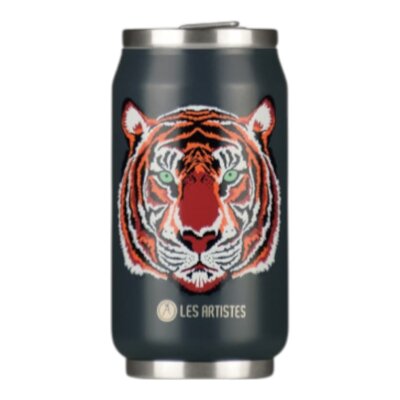 Thermosbeker / drinkfles blik 280ml Tiger