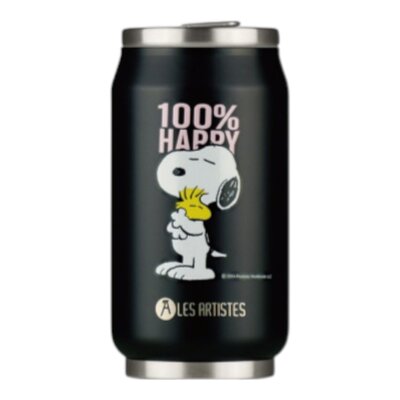 Thermosbeker / drinkfles blik 280ml Happy Snoopy