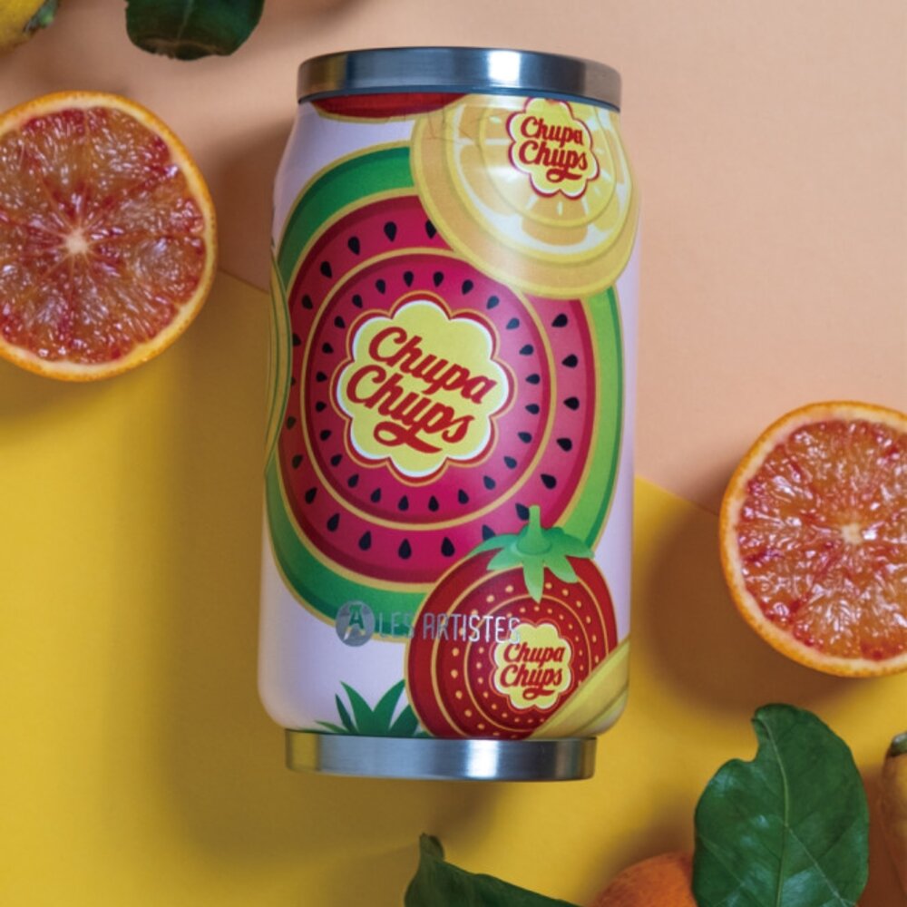 Thermosbeker / drinkfles blik 280ml Chupa Fruit
