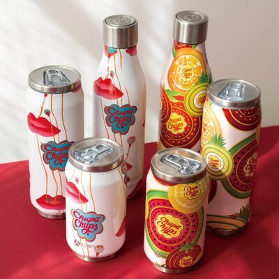Thermosbeker / drinkfles blik 280ml Chupa Fruit