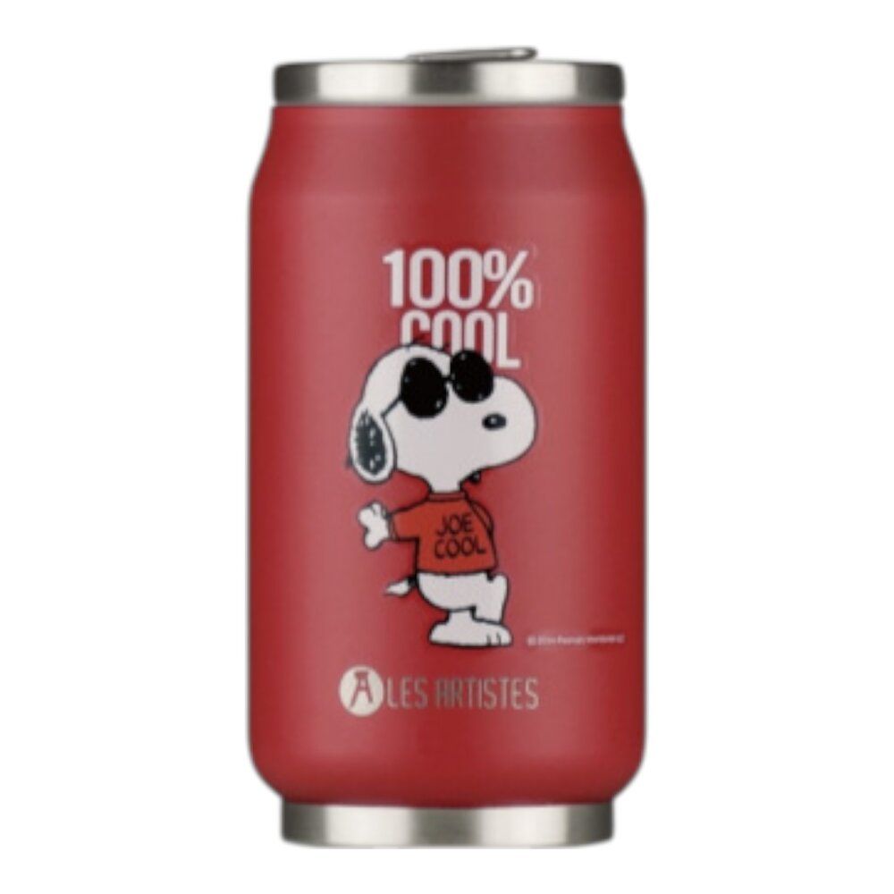 Thermosbeker / drinkfles blik 280ml Cool Snoopy