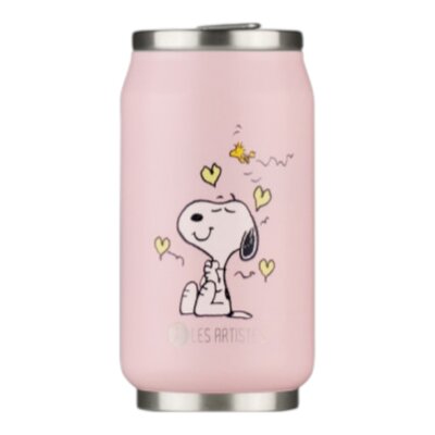 Thermosbeker / drinkfles blik 280ml Enjoy Snoopy
