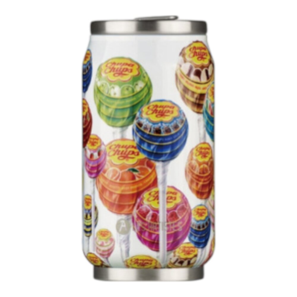 Thermosbeker / drinkfles blik 280ml Chupa Pops
