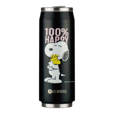 Thermosbeker / drinkfles blik 500ml Happy Snoopy