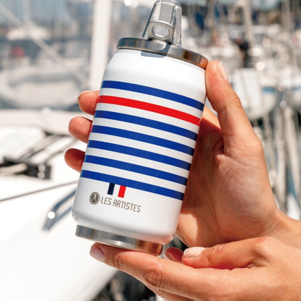 Thermosbeker / drinkfles blik 280ml Sailor