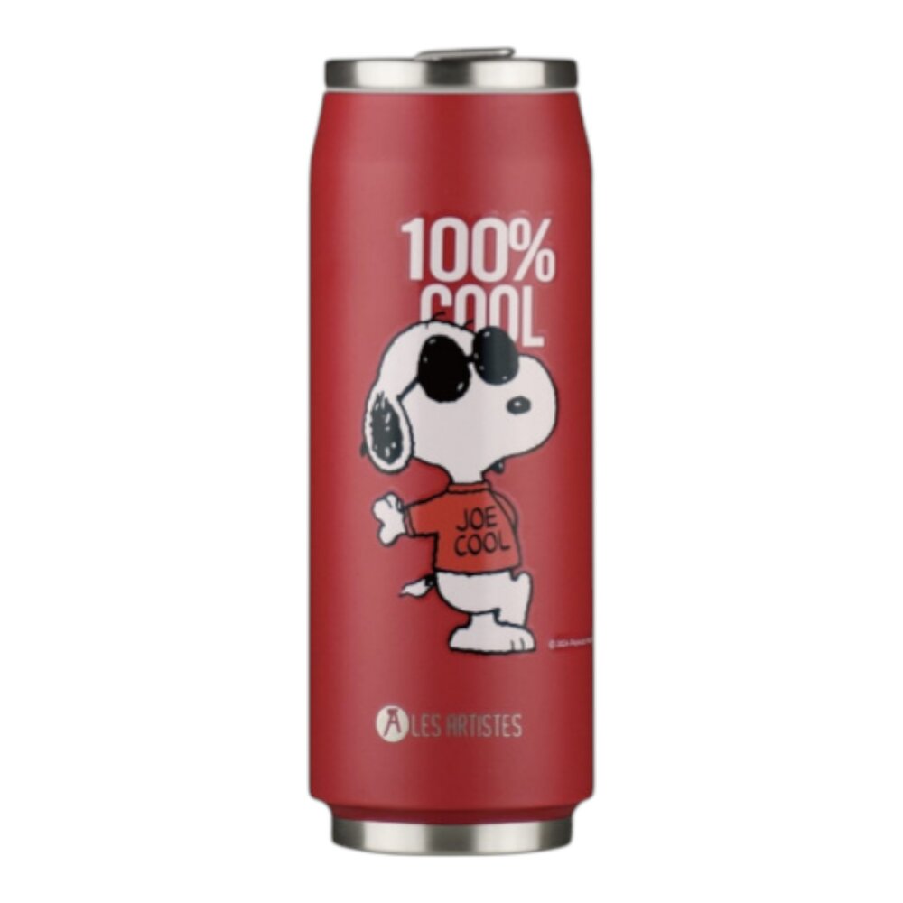 Thermosbeker / drinkfles blik 500ml Cool Snoopy