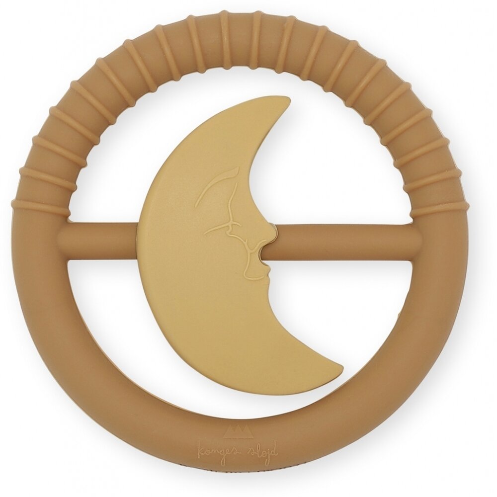 Silicone toys moon rammelaar almond Almond