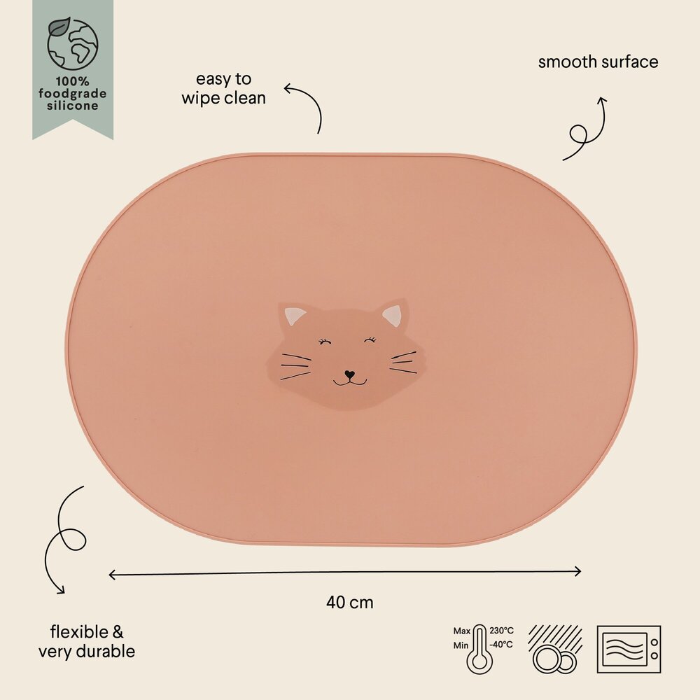 Placemat - Silicone Mrs. Cat