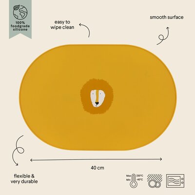 Placemat - Silicone Mr. Lion