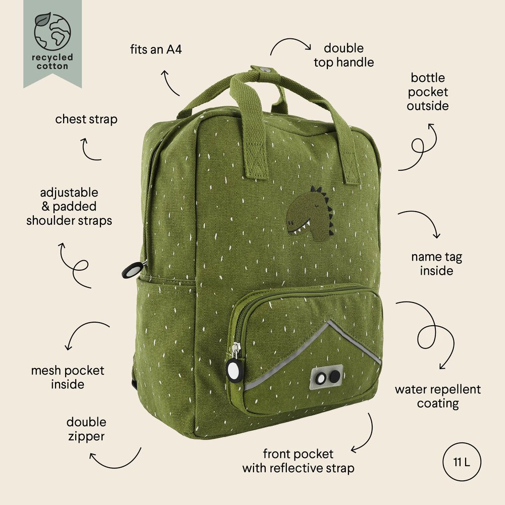 Rugzak - Groot Mr. Dino Rugzak - Groot Mr. Dino