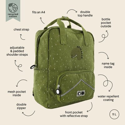 Rugzak - Groot Mr. Dino Rugzak - Groot Mr. Dino