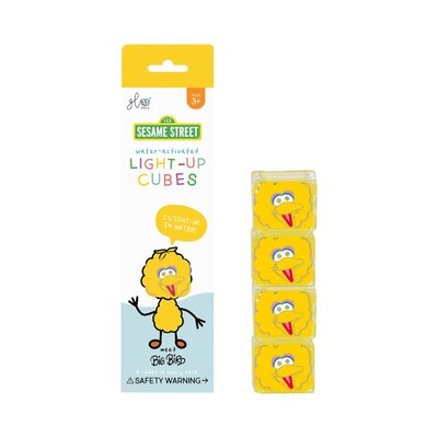 Lichtgevende kubussen Sesamstraat - 4 stuks Bigbird