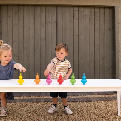 Kermiseenden-set 'Regenboog'