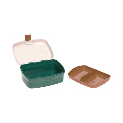 Lunch Set Little Gang Smile (Lunchbox + Drinkfles) milky/ocean green Lunch Set Little Gang Smile (Lunchbox + Drinkfles) milky/ocean green