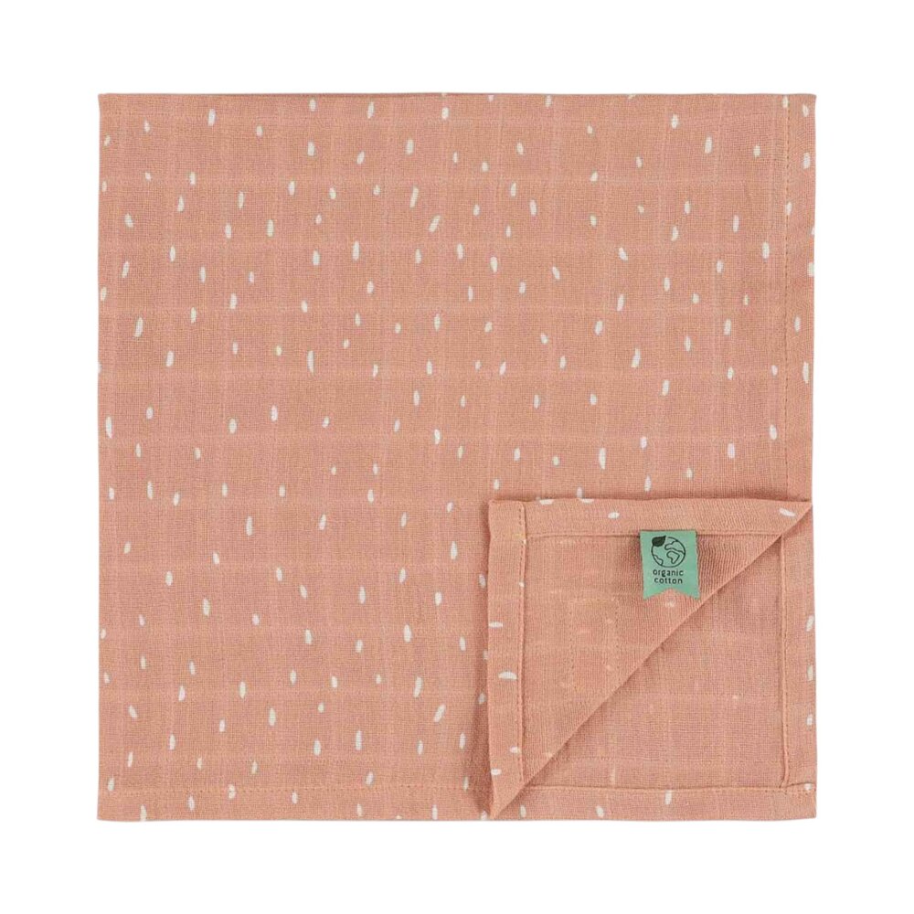 Hydrofiele doek - 55x55cm - Set van 3 Rosy Rabbit 
