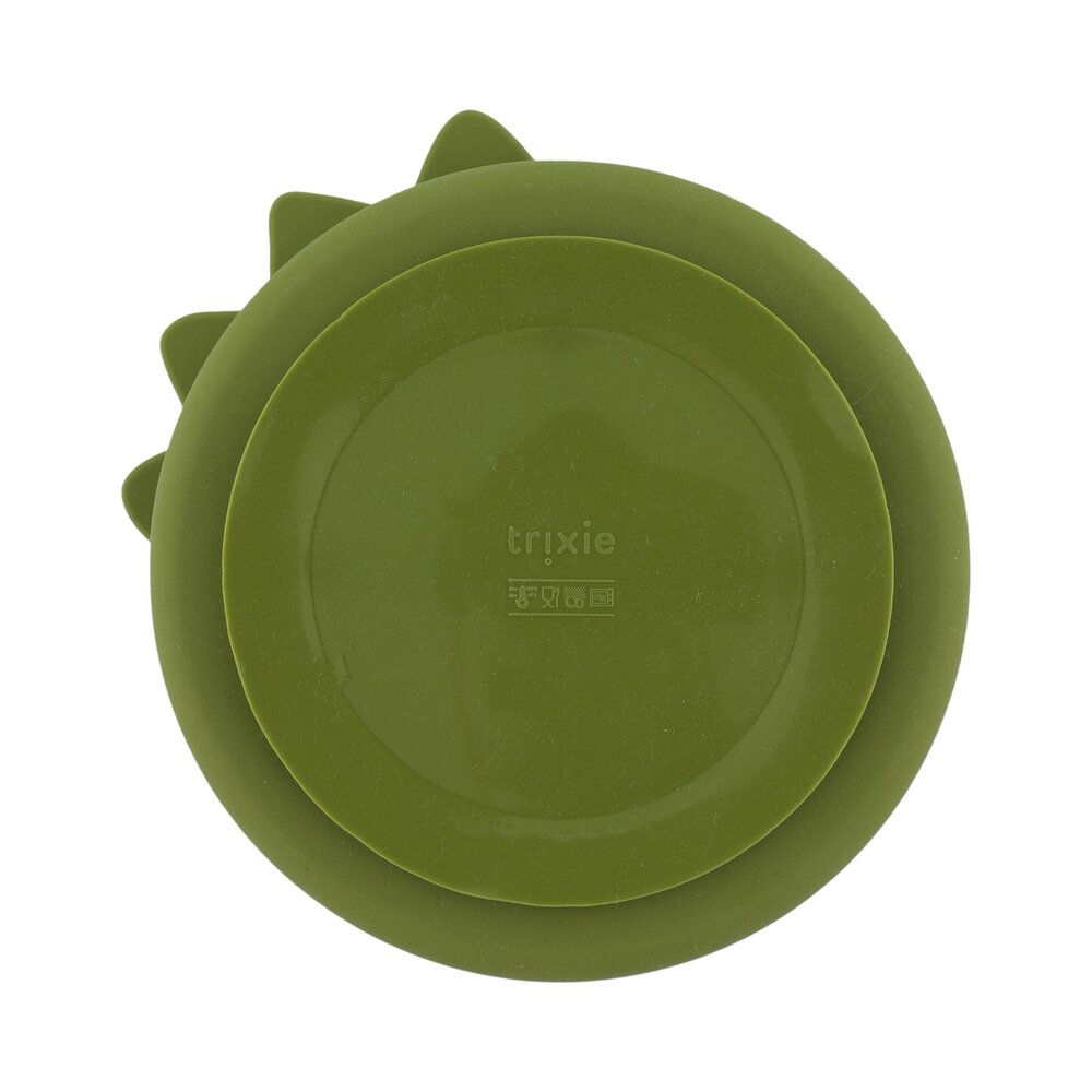 Bord met vakjes en zuignap - Silicone Mr. Dino