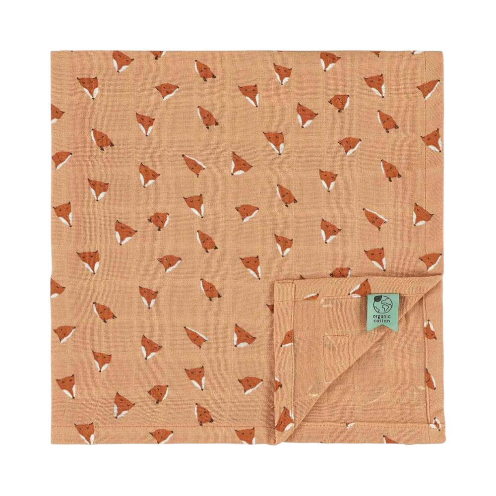 Hydrofiele doek - 55x55cm - Set van 3 Fierce Fox Hydrofiele doek - 55x55cm - Set van 3 Fierce Fox
