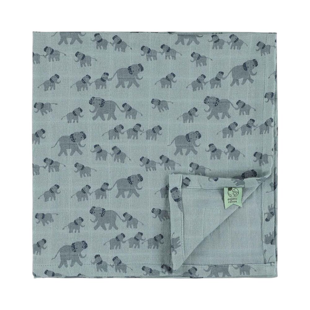 Hydrofiele doek - 55x55cm - set van 3 Enchanting Elephant Hydrofiele doek - 55x55cm - set van 3 Enchanting Elephant