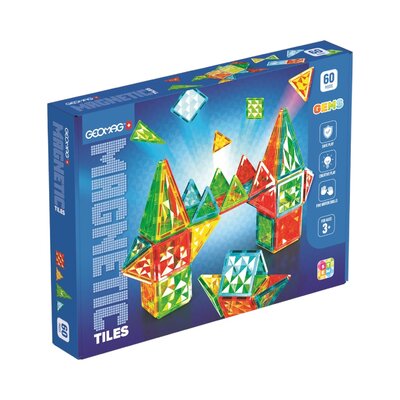 Magnetic Tiles Gems 60 pcs