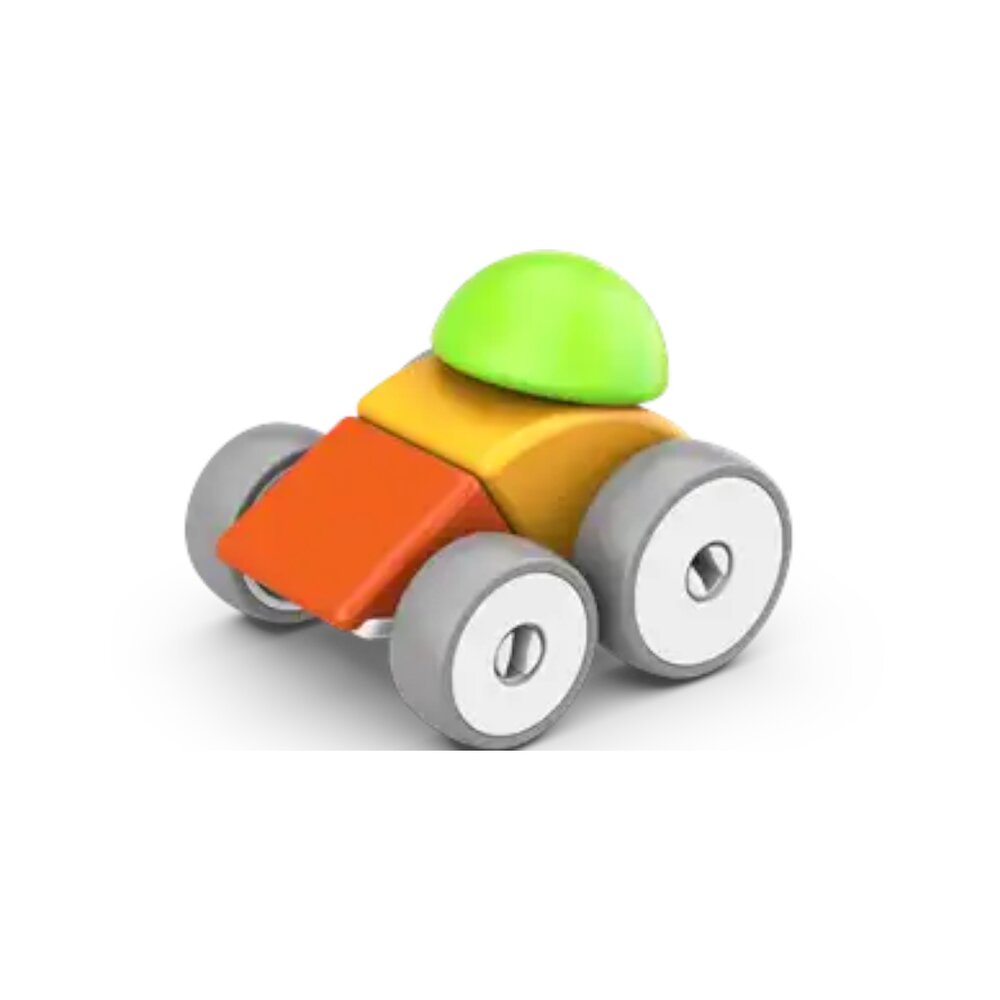 Magicube Cars Recycled 10-delig | Magnetisch speelgoed voertuigen