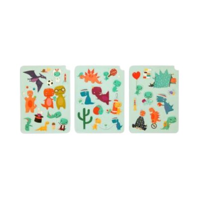 Magnetis Speelset kleine T-Rex, met 40 magneten, 2 decors en 2 figuren